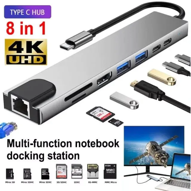8 in 1 usb c hub 8 in 1 usb c hub