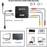 HDMI to AV 1080P RCA CVBS Video Audio Composite Converter UK hot deals - Image 3