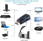 HDMI to VGA Adapter with 3.5mm Audio 1080p Full HD - UK Hot Deals - Image 2