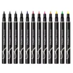 Waterproof Gel Eyeliner Black– Matte, Long‑Lasting, Vegan, Built‑In Sharpener