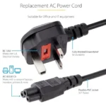 Premium C5 3-Pin Laptop Power Lead Adapter - UK Hot Deals - Image 3