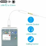 USB-C to 3.5mm Audio Headphone Adapter | AUX Jack Converter for Pixel, Samsung, Huawei, HTC best USB C to 3.5mm adapter UK - Image 3