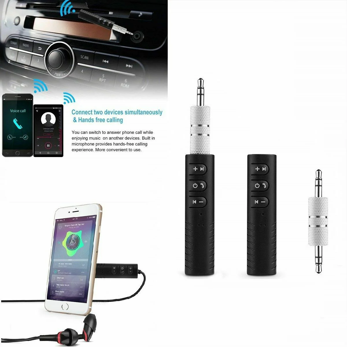 Wireless-Bluetooth-adapter.webp Bluetooth Audio Receiver 3.5mm Wireless Adapter - Image 1