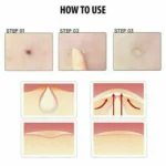 8PCS Hydrocolloid Acne & Skin Tag Healing Patches - Image 4