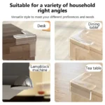 4-Pack Clear Silicone Furniture Corner Guards - Best Product In UK - Image 5