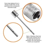 Universal Sports Ball Pump Needle & Valve Adapter - Image 3