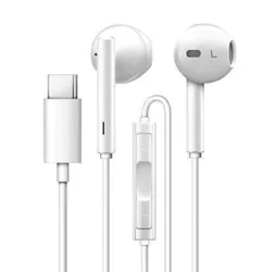 type c wired earphones