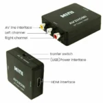 AV to HDMI 1080P RCA CVBS Video Audio Converter – Best Selling Product in UK - Image 5