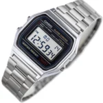 Casio Watch A158WA-1DF Stainless Steel Digital Watch | Free UK Delivery products - Image 4