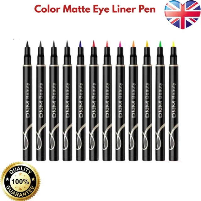 black-eyeliner-color-pen-makeup-sellertree-uk.webp Black Eyeliner Color Pen Waterproof Eye Makeup - UK Hot Deals - Image 1