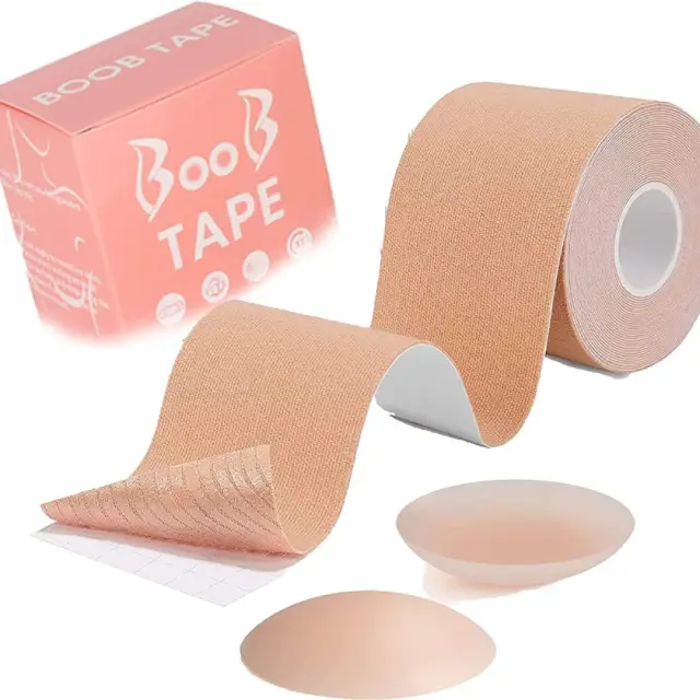 Boob Tape with 2 Nipple Covers Boob Tape with 2 Nipple Covers