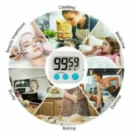 Digital Kitchen Timer with Magnetic Back - UK hot deals - Image 2