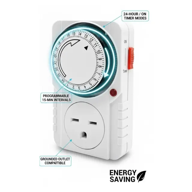electronic-programmable-socket-sellertree-uk.webp UK Hot Deals – HBN 24 Hour Mechanical Timer Plug – Source Now for Your UK Store - Image 1