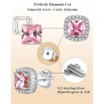 Moissanite Stud Earrings | 925 Sterling Silver UK HOT DEALS - Image 4