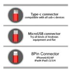 Multi Charger Cable 3 in 1– Lightning USB Fast Charger Cable - Image 6