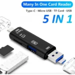 5 in 1 Card Reader | USB-C Micro SD Adapter UK - Image 2
