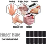 10PCS Finger Sleeves Stretchy Finger Protector Support Sleeves - Image 5