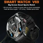 V69 Smart Watch | HD Cyber Fitness Tracker UK - Image 3