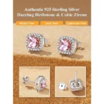 Moissanite Stud Earrings | 925 Sterling Silver UK HOT DEALS - Image 3