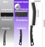 6-Piece Professional Hard Bristle Crevice Cleaning Brush Set– Best Selling Product in UK - Image 2