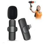 Pack of 2 Dual Wireless Lavalier Microphone for iPhone, iPad – Perfect for Video Conferencing, Recording, and Live Streaming uk hot deals
