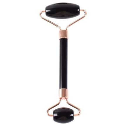 Jade Roller Face Massager – Genuine Jade Stone Double Head Roller for Anti-Aging, Puffiness & Dark Circles (Black Handle) Product Overview Daily stress, lack of sleep, and natural ageing affect your skin. Morning puffiness makes the face look tired and swollen. Dark circles under the eyes create a fatigued appearance. Fine lines and wrinkles become more visible over time. Our genuine jade roller face massager provides a natural, non-invasive way to improve skin health and appearance. Genuine jade stone remains naturally cool, helping constrict blood vessels and reduce inflammation. Double head design—large roller for face and neck, small roller for delicate eye area. Stimulates circulation, supports lymphatic drainage, and promotes collagen production. Reduces puffiness, dark circles, and tension. Suitable for face, eyes, neck, and decolletage. Sleek black handle. Smooth rolling action with no snagging. Affordable anti-aging tool for daily self-care. Specifications Feature Detail Product Type Jade roller face massager Material Genuine jade stone heads + metal frame Colour Black handle and accents Roller Sizes Large (face, neck) + Small (eyes, delicate areas) Suitable For Face, eyes, neck, decolletage Benefits Anti-aging, reduces puffiness, dark circles, tension relief Care Wipe with damp cloth after each use Chilling Can be refrigerated (do not freeze) Key Features ✅ Genuine jade stone – naturally cooling, soothes inflammation and puffiness ✅ Double head design – large roller for face and neck, small roller for eyes ✅ Anti-aging benefits – stimulates circulation, supports collagen production ✅ Reduces dark circles – targets under-eye area, encourages lymphatic drainage ✅ Neck massager – relieves tension, improves definition ✅ Sleek black finish – modern and elegant, resists fingerprints ✅ Smooth rolling action – no snagging or pulling, glides over skin ✅ Affordable self-care – one-time purchase, daily use for pennies What's in the Box 1 x Jade Roller Face Massager (Genuine Jade with Black Handle)