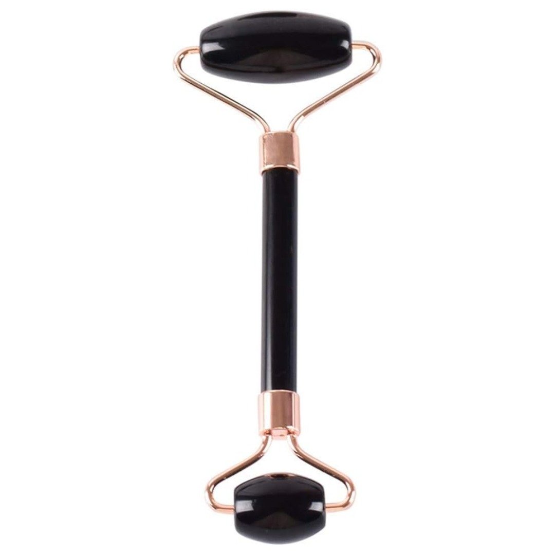 Jade Roller Face Massager – Genuine Jade Stone Double Head Roller for Anti-Aging, Puffiness & Dark Circles (Black Handle) Product Overview Daily stress, lack of sleep, and natural ageing affect your skin. Morning puffiness makes the face look tired and swollen. Dark circles under the eyes create a fatigued appearance. Fine lines and wrinkles become more visible over time. Our genuine jade roller face massager provides a natural, non-invasive way to improve skin health and appearance. Genuine jade stone remains naturally cool, helping constrict blood vessels and reduce inflammation. Double head design—large roller for face and neck, small roller for delicate eye area. Stimulates circulation, supports lymphatic drainage, and promotes collagen production. Reduces puffiness, dark circles, and tension. Suitable for face, eyes, neck, and decolletage. Sleek black handle. Smooth rolling action with no snagging. Affordable anti-aging tool for daily self-care. Specifications Feature Detail Product Type Jade roller face massager Material Genuine jade stone heads + metal frame Colour Black handle and accents Roller Sizes Large (face, neck) + Small (eyes, delicate areas) Suitable For Face, eyes, neck, decolletage Benefits Anti-aging, reduces puffiness, dark circles, tension relief Care Wipe with damp cloth after each use Chilling Can be refrigerated (do not freeze) Key Features ✅ Genuine jade stone – naturally cooling, soothes inflammation and puffiness ✅ Double head design – large roller for face and neck, small roller for eyes ✅ Anti-aging benefits – stimulates circulation, supports collagen production ✅ Reduces dark circles – targets under-eye area, encourages lymphatic drainage ✅ Neck massager – relieves tension, improves definition ✅ Sleek black finish – modern and elegant, resists fingerprints ✅ Smooth rolling action – no snagging or pulling, glides over skin ✅ Affordable self-care – one-time purchase, daily use for pennies What's in the Box 1 x Jade Roller Face Massager (Genuine Jade with Black Handle) Jade Roller Face Massager – Genuine Jade Stone Double Head Roller for Anti-Aging, Puffiness & Dark Circles (Black Handle) Product Overview Daily stress, lack of sleep, and natural ageing affect your skin. Morning puffiness makes the face look tired and swollen. Dark circles under the eyes create a fatigued appearance. Fine lines and wrinkles become more visible over time. Our genuine jade roller face massager provides a natural, non-invasive way to improve skin health and appearance. Genuine jade stone remains naturally cool, helping constrict blood vessels and reduce inflammation. Double head design—large roller for face and neck, small roller for delicate eye area. Stimulates circulation, supports lymphatic drainage, and promotes collagen production. Reduces puffiness, dark circles, and tension. Suitable for face, eyes, neck, and decolletage. Sleek black handle. Smooth rolling action with no snagging. Affordable anti-aging tool for daily self-care. Specifications Feature Detail Product Type Jade roller face massager Material Genuine jade stone heads + metal frame Colour Black handle and accents Roller Sizes Large (face, neck) + Small (eyes, delicate areas) Suitable For Face, eyes, neck, decolletage Benefits Anti-aging, reduces puffiness, dark circles, tension relief Care Wipe with damp cloth after each use Chilling Can be refrigerated (do not freeze) Key Features ✅ Genuine jade stone – naturally cooling, soothes inflammation and puffiness ✅ Double head design – large roller for face and neck, small roller for eyes ✅ Anti-aging benefits – stimulates circulation, supports collagen production ✅ Reduces dark circles – targets under-eye area, encourages lymphatic drainage ✅ Neck massager – relieves tension, improves definition ✅ Sleek black finish – modern and elegant, resists fingerprints ✅ Smooth rolling action – no snagging or pulling, glides over skin ✅ Affordable self-care – one-time purchase, daily use for pennies What's in the Box 1 x Jade Roller Face Massager (Genuine Jade with Black Handle)