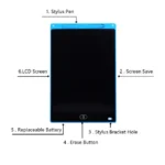 kids drawing tablet 8.5"/10"/12" Electronic Digital LCD Writing Pad Tablet UK - Image 3