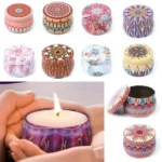 8 Scented Candle Tin Jars – Best Selling Product in UK - Image 3