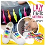 Silicone Elastic Shoelaces (Pack of 10) 