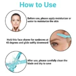 Eyebrow shaper tool UK – Precision Shaping Knife & Hair Remover Tool for Women - Image 2