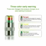 Universal Tyre Pressure Indicator Monitor Caps (Set of 4) – 30/32/36 PSI - Image 4