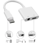 2-in-1 USB C to 3.5mm Headphone Adapter with Fast Charge – Best Selling Product in UK - Image 3