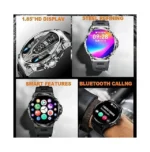 UK Hot Deals – V69 Smart Watch for Men (1.85" HD touch display) with Free UK Delivery - Image 4