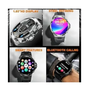 UK Hot Deals – V69 Smart Watch for Men (1.85" HD touch display) with Free UK Delivery - Image 4